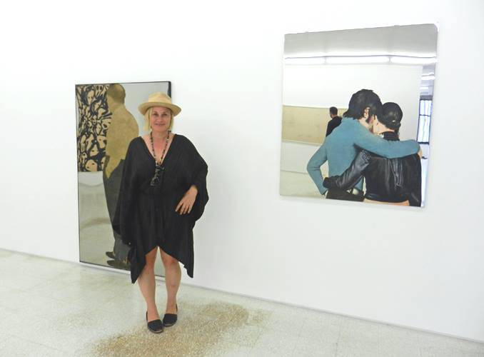 Patricia Arquette alla Collezione Maramotti