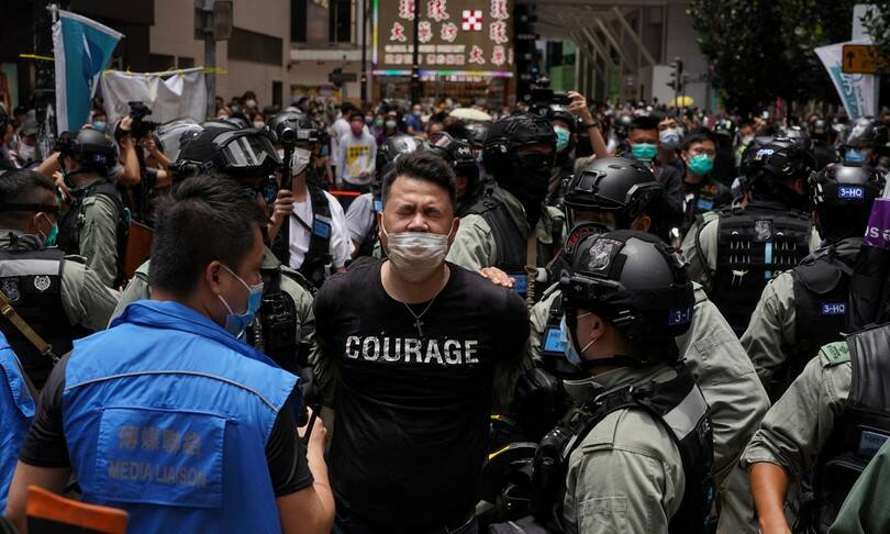 Arresti a Hong Kong