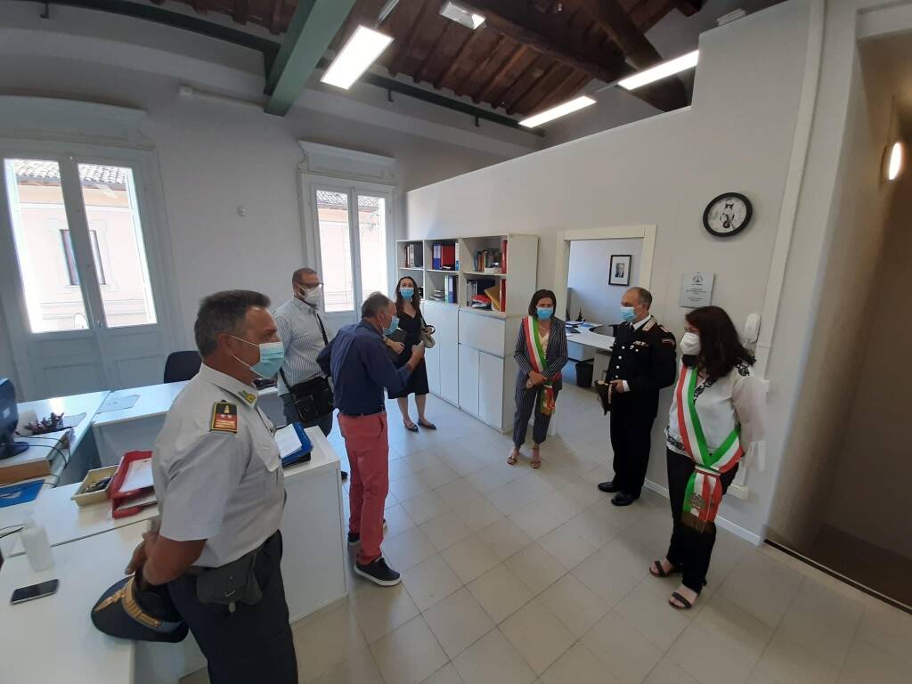 L'inaugurazione della nuova sede della Polizia locale della Bassa